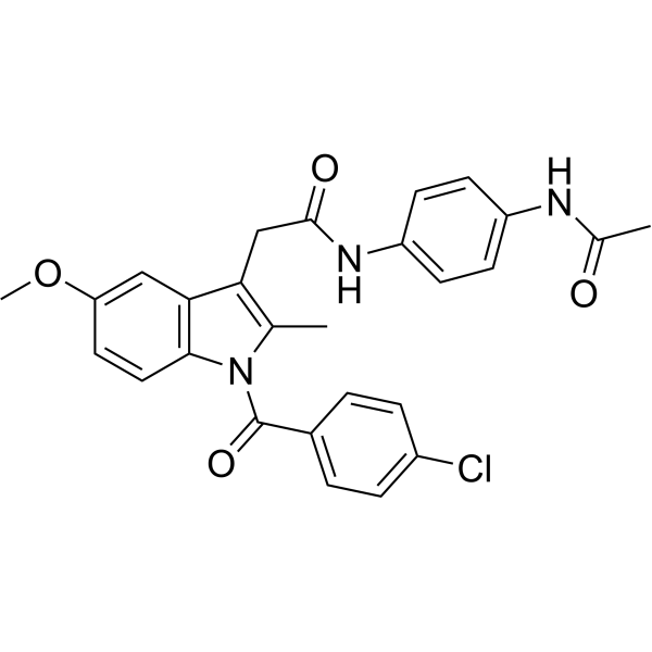 N-(4-acetamidophenyl)-Indomethacin amide 261766-23-8